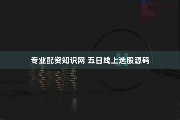 专业配资知识网 五日线上选股源码
